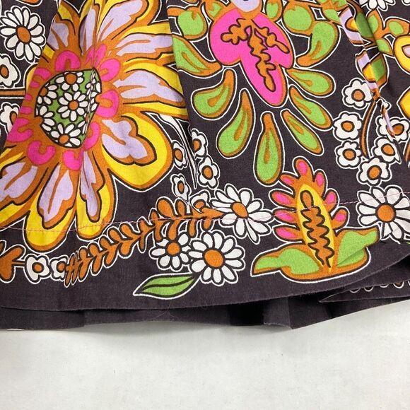 CAbi Womens Cotton A-Line Pleated Skirt Colorful Paisley Print Back Zip Size 2 - Picture 2 of 11